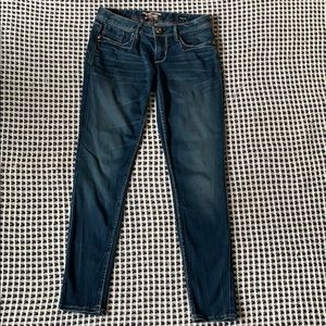 EXPRESS Women’s distressed jeans, Low-rise